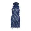 Sarah Regensburger Women's Goddess Summer Dress Denim Blue In Blue