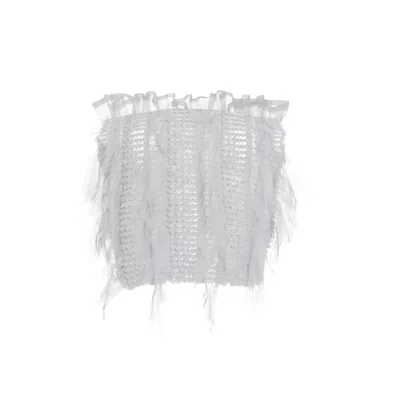 Sarah Regensburger Women's Goddess Tube Top White