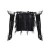 Sarah Regensburger Women's Goddess Tube Top With Sleeves In Black