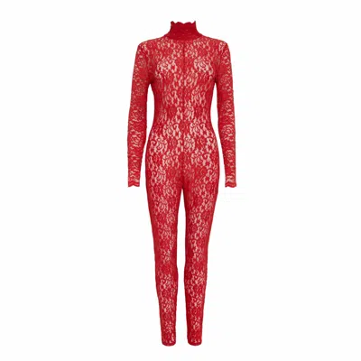 Sarah Regensburger Women's Red Fire Catsuit