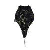 Sarah Regensburger Women's The Moon Knit Top - Black In Black