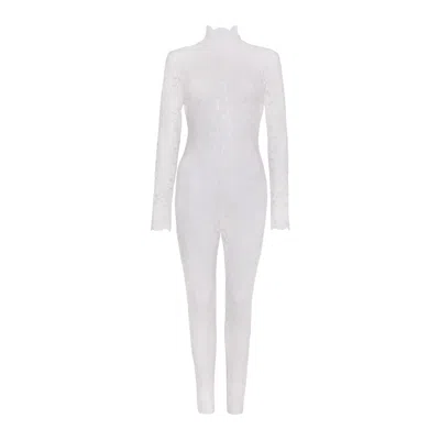 Sarah Regensburger Women's White Angel Catsuit