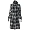 Sarah Regensburger Women's White / Black Punk Coat In White/black