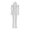Sarah Regensburger Women's White Summer Catsuit In White