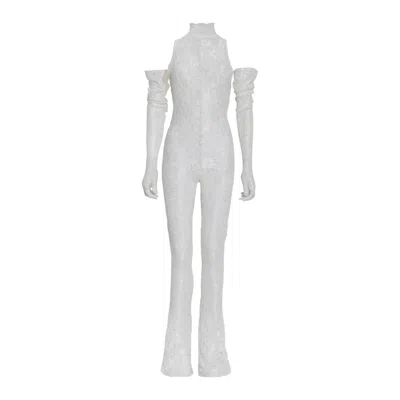 Sarah Regensburger Women's White Summer Catsuit