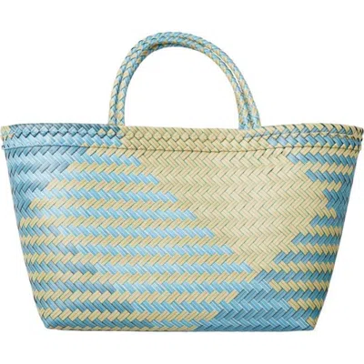 Sarah Stewart Benny Handwoven Tote Recycled Plastic In Black