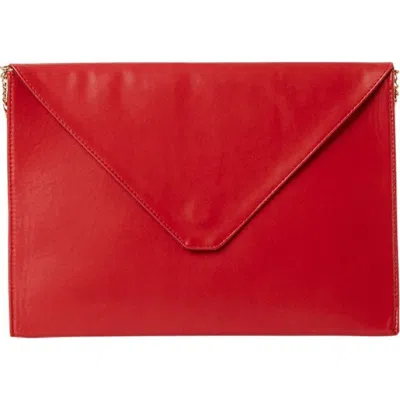 Sarah Stewart Lisa Laptop Clutch In Red