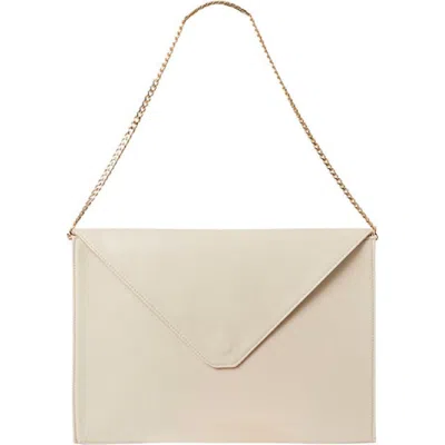 Sarah Stewart Lisa Laptop Clutch In Neutral