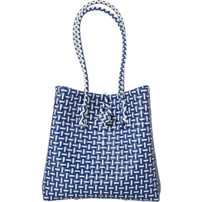 Sarah Stewart Midi Ella Handwoven Tote In Multi