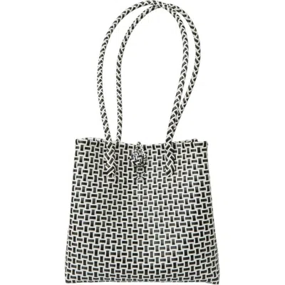 Sarah Stewart Midi Ella Handwoven Tote In Multi