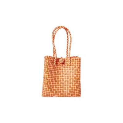 Sarah Stewart Mini Ella Tote In Orange