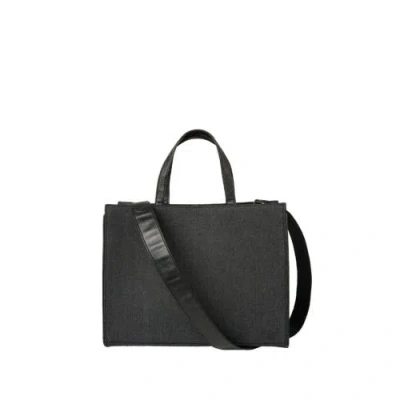 Sarah Stewart The Bernard Denim Tote In Black