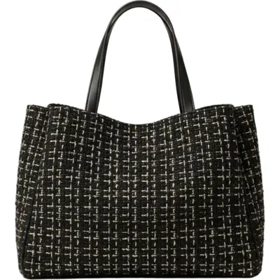 Sarah Stewart The Delilah Tweed Bag In Black