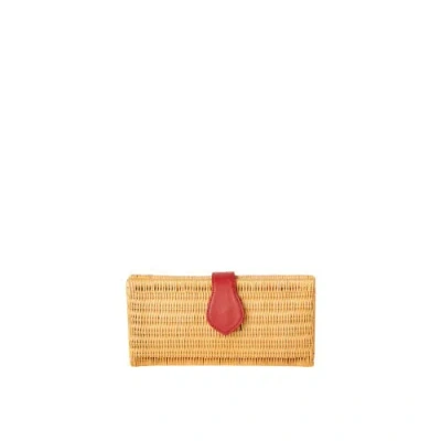 Sarah Stewart The Melanie Clutch In Red