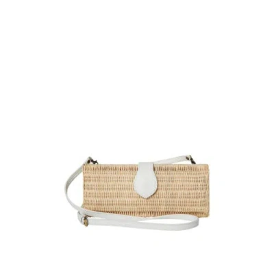 Sarah Stewart The Melanie Clutch In White