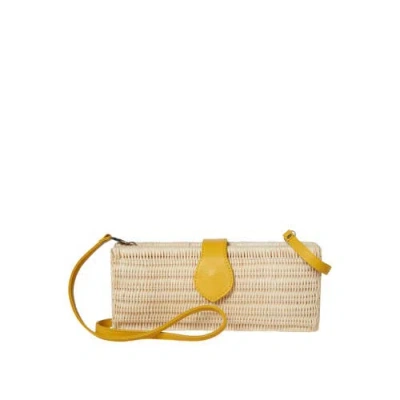 Sarah Stewart The Melanie Clutch In Yellow