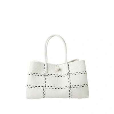 Sarah Stewart The Midi Piper Handwoven Tote Recycled Plastic