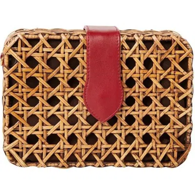Sarah Stewart The Waverly Wicker Handbag In Blue