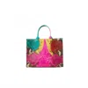 Sarah Stewart Women's Adelaide Leather Handbag In Hot Pink Multi
