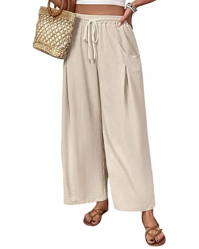 Sarah Woodz Casual Pant In Neutral
