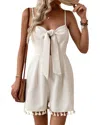 Sarah Woodz Jumpsuit In White