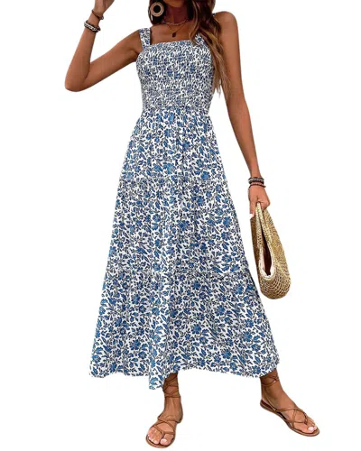 Sarah Woodz Midi Dress In Blue