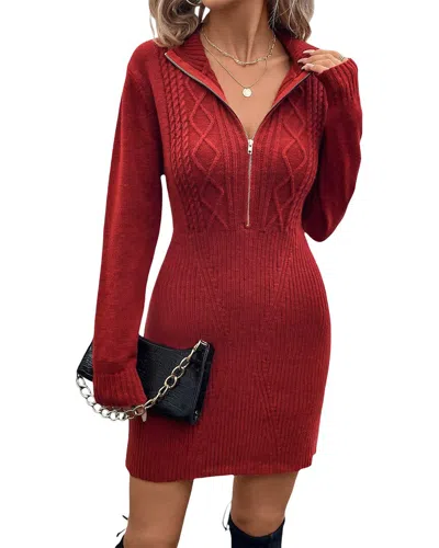 Sarah Woodz Mini Dress In Red