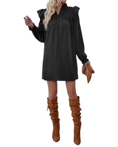 Sarah Woodz Mini Dress In Black