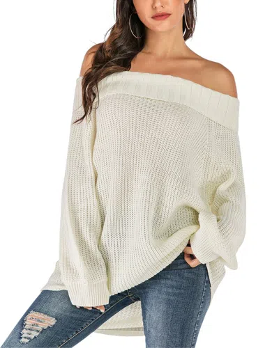 Sarah Woodz Sweater In White