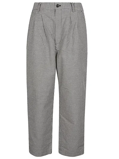 SARAHWEAR BLACKWHITE WIDE TROUSERS