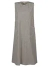 Sarahwear Cotton Gardener Dress In Brown
