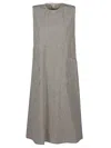 Sarahwear Cotton Gardener Dress In Brown
