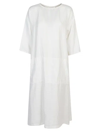 SARAHWEAR WHITE LINEN SHIRT DRESS