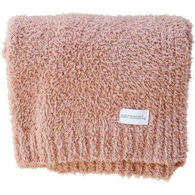 Saranoni Bamboni Receiving Blanket In Pink