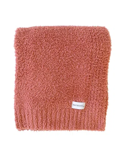 Saranoni Bamboni Receiving Blanket In Red