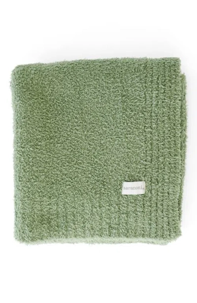 Saranoni Bamboni Toddler Blanket In Green