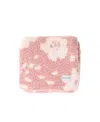 Saranoni Double Layer Bamboni Receiving Blanket In Pink