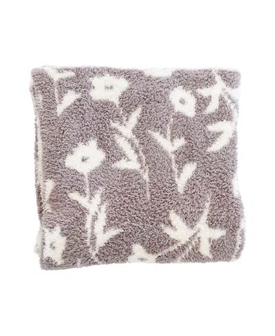 Saranoni Double Layer Bamboni Receiving Blanket In Purple