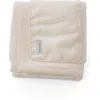 Saranoni Faux Fur Recieving Blanket In Neutral