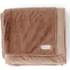 Saranoni Faux Fur Toddler Blanket In Pink