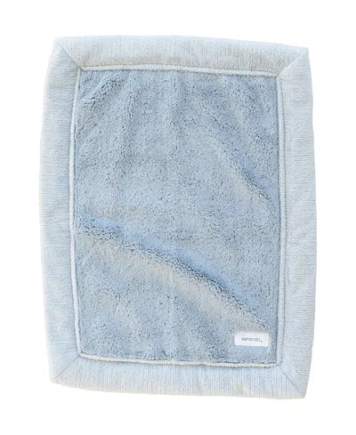 Saranoni Lush Mini Blanket In Blue