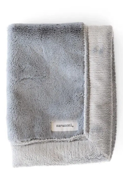 Saranoni Mini Blanket In Gray