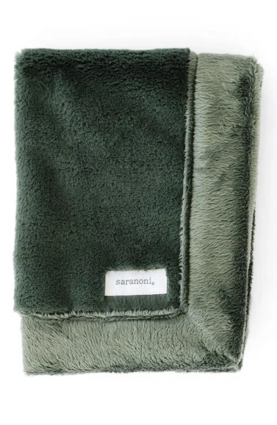 Saranoni Mini Blanket In Green