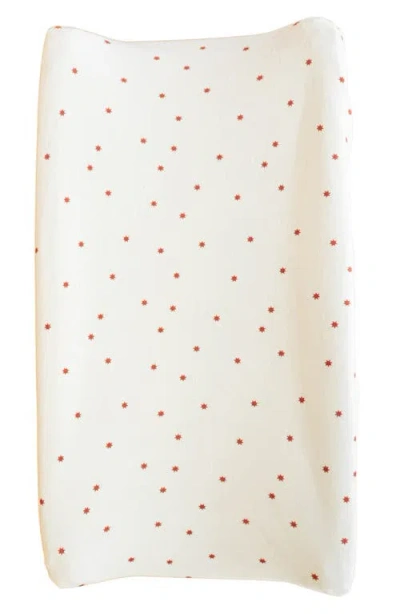 Saranoni Minky Changing Pad Cover In White