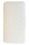 Saranoni Minky Fitted Crib Sheet In Brown