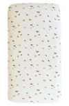 Saranoni Minky Fitted Crib Sheet In Neutral
