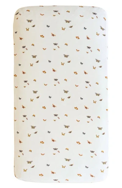 Saranoni Minky Fitted Crib Sheet In Neutral