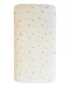 Saranoni Minky Stretch Luxe Crib Sheet In White