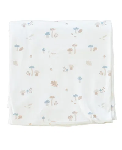 Saranoni Minky Stretch Luxe Swaddle In White