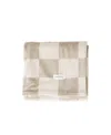Saranoni Minky Stretch Receiving Blanket In Neutral